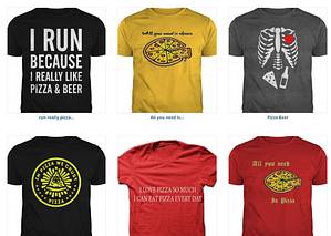 Pizza T-shirts
